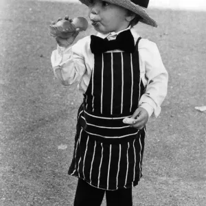 Two-Year-Old Butcher Boy Print, August 1980 Two-Year-Old Butcher Boy Print, August 1980