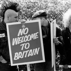 Skinheads and Punks March Print, 17th April 1982 Skinheads and Punks March Print, 17th April 1982