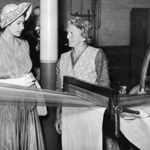 The Queen Visits Manchester Print, 27th June 1949 The Queen Visits Manchester Print, 27th June 1949