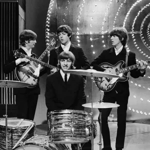 The Beatles Rehearsal for Top of the Pops Print The Beatles Rehearsal for Top of the Pops Print
