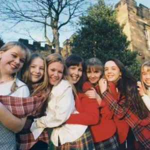 Byker Grove Cast Christmas 1994 Print Byker Grove Cast Christmas 1994 Print