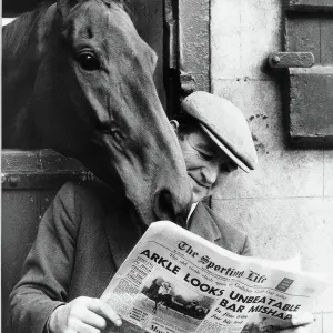 Arkle at the Dreaper Stable Print, 17th November 1975 Arkle at the Dreaper Stable Print, 17th November 1975