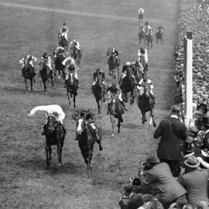Humorist Wins Epsom Derby Print, June 1921 Humorist Wins Epsom Derby Print, June 1921