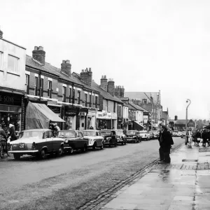 La rue Earlsdon animée Coventry 8 décembre 1961 La rue Earlsdon animée Coventry 8 décembre 1961