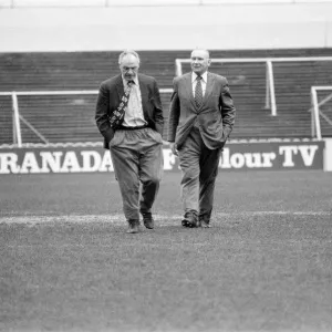 Bill Shankly and Bill Nicholson at White Hart Lane Print Bill Shankly and Bill Nicholson at White Hart Lane Print