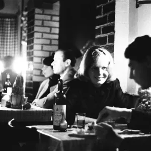 Diners at Bistro Vino Print, London 1965 Diners at Bistro Vino Print, London 1965