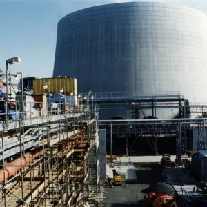 Enron Cooling Tower Print - 20th October 1992 Enron Cooling Tower Print - 20th October 1992