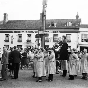 Dunmow Flitch Procession Print, 11th July 1963 Dunmow Flitch Procession Print, 11th July 1963
