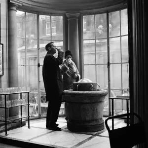 The Kings Fountain Print, Grand Pump Room, Bath, 29th November 1964 The Kings Fountain Print, Grand Pump Room, Bath, 29th November 1964
