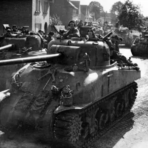 1944 Sherman Firefly Print, Gemert Holland 1944 Sherman Firefly Print, Gemert Holland