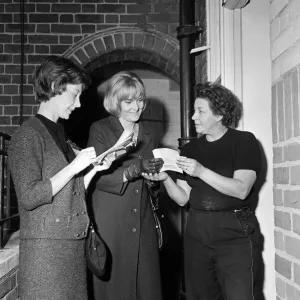Sheila Hancock canvassing in Aspen Garden, 1964 Print Sheila Hancock canvassing in Aspen Garden, 1964 Print