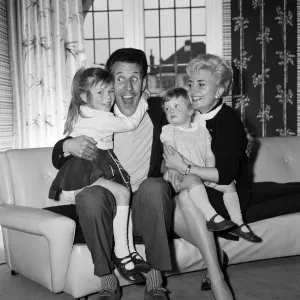 Bruce Forsyth at Home with Family, 30th March 1960 Print Bruce Forsyth at Home with Family, 30th March 1960 Print