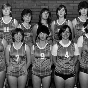 Cleveland Under 19 Basketball Team Print, 27th February 1984 Cleveland Under 19 Basketball Team Print, 27th February 1984