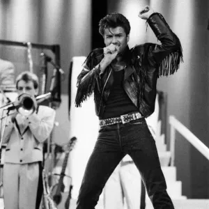 George Michael at The Final Print - Wembley Stadium 1986 George Michael at The Final Print - Wembley Stadium 1986