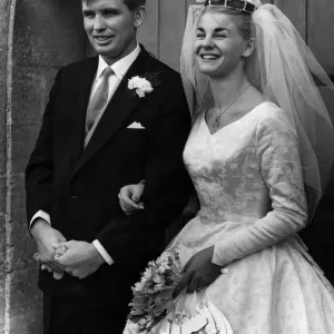 Terry Davies and Gillian James Wedding Print 1961 Terry Davies and Gillian James Wedding Print 1961