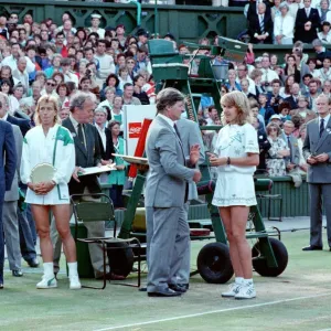 Steffi Graf's 1988 Wimbledon Singles Title Win Print Steffi Graf's 1988 Wimbledon Singles Title Win Print