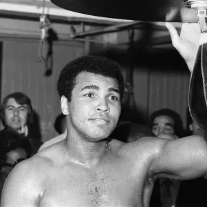 Muhammad Ali in Gleasons Gym Print, 26th September 1976 Muhammad Ali in Gleasons Gym Print, 26th September 1976
