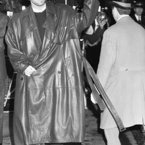 George Michael Waves to Fans at Savoy Hotel Print 1987 George Michael Waves to Fans at Savoy Hotel Print 1987