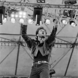 George Michael at Wham ! Farewell Concert Print 1986 George Michael at Wham ! Farewell Concert Print 1986