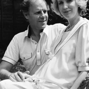 Brian Cant at Home with Family, 19th June 1986 Print Brian Cant at Home with Family, 19th June 1986 Print