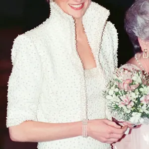 Princess Diana in Hong Kong Print - 8th November 1989 Princess Diana in Hong Kong Print - 8th November 1989
