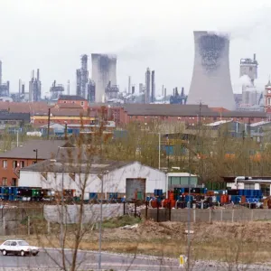 ICI Billingham Towers Print, 3rd April 1991