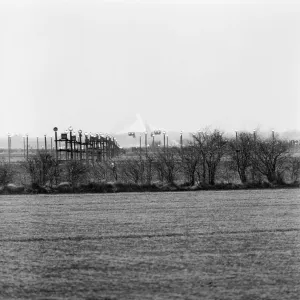 Il primo volo del prototipo Concorde 002 nel Regno Unito a Filton in Bristol, mercoledì 9 aprile 1969. Il primo volo del prototipo Concorde 002 nel Regno Unito a Filton in Bristol, mercoledì 9 aprile 1969.