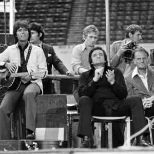 Cliff Richard, Johnny Cash y Billy Graham en el Spree 73. Cliff Richard, Johnny Cash y Billy Graham en el Spree 73.
