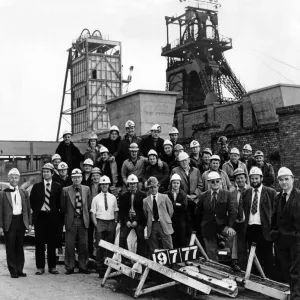 Easington Colliery Workers Print Circa 1977 Easington Colliery Workers Print Circa 1977