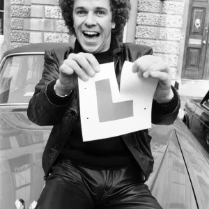 Leo Sayer Passes Driving Test, 16th February 1981 Print Leo Sayer Passes Driving Test, 16th February 1981 Print