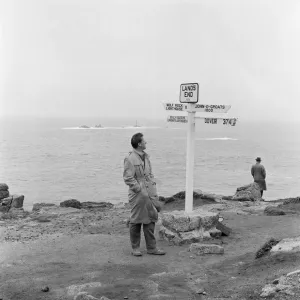 Lands End, West Cornwall, England Print 1961 Lands End, West Cornwall, England Print 1961