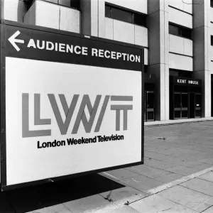 Picket outside ITN Building, London Print - 11th August 1979 Picket outside ITN Building, London Print - 11th August 1979