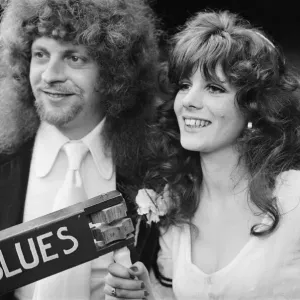 Print of Jeff Lynne on his wedding day, 11th April 1972