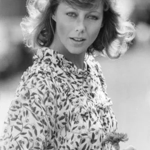Jenny Agutter im Garten für die Photoeröffnung am 4. September 1978