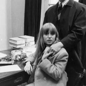 Susanne George und Charles Bronson während der Dreharbeiten zusammen - 19. Februar 1969