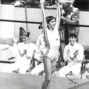Nadia Comaneci Print - 1976 Olympic Gymnastics Moment