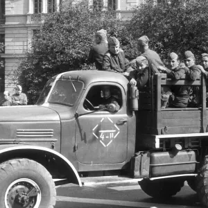The Russian Army Print - Prague Uprising 1968