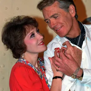 Anita Dobson and Ronald Allen in Play Rough Crossing Print - 10/11/1990 Anita Dobson and Ronald Allen in Play Rough Crossing Print - 10/11/1990