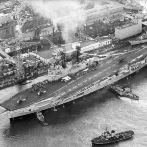 HMS Ark Royal Print - Colour Photograph, 4th December 1978 HMS Ark Royal Print - Colour Photograph, 4th December 1978