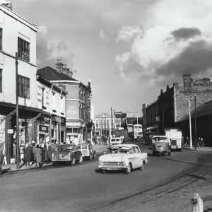 Black and White Print of Bridge Street, St Helens Black and White Print of Bridge Street, St Helens
