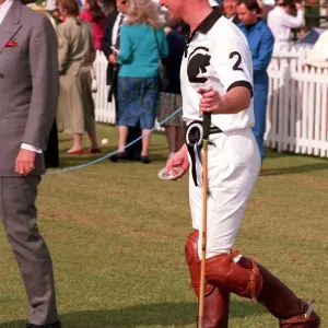 Print of Major James Hewitt at Polo Meeting Print of Major James Hewitt at Polo Meeting