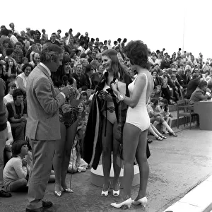 The Miss Tyne Tees Television beauty contest at Tynemouth Open Air Swimming Pool 24 July