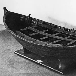 Model of the first purpose-built lifeboat, the Original