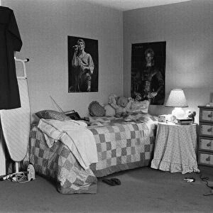 A modern young girls bedroom. 28th June 1984