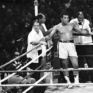 Muhammad Ali second match with Leon Spinks, at the Louisiana Superdome on September 15