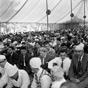 Muslim Religious Service. June 1960 M4300-006