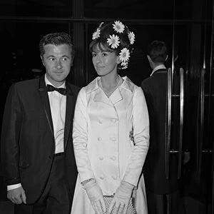 Nanette Newman with Bryan Forbes at the premiere of "The Wrong Box". May 1966