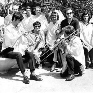 The Newastle Big Band in July 1970