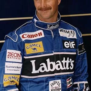 Nigel Mansell Motor Racing Formula One Grand Prix Driver for Williams Renault
