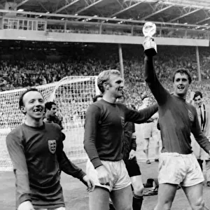 Nobby Stiles and Bobby Moore celebrate World Cup 1966 Nobby Stiles